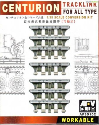 1:35 Centurion Tracklink Workable Tracks (For AFV Club)
