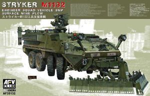 1:35 Stryker M1132 Engineer Squad Vehicle SMP Surface Mine Plow