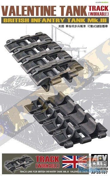 1:35 Valentine Track British Infantry Tank Mk.III