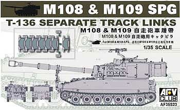 1:35 US M108 & M109 SPG T-136 Separate Track Link