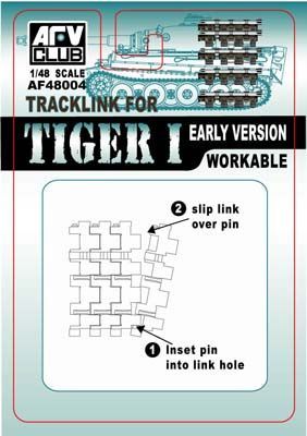 1:48 Workable Track Links for Tiger I Early Ver.