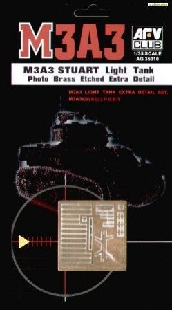 1:35 M3A3 Stuart Light Tank Photo Brass Etched Extra Detail