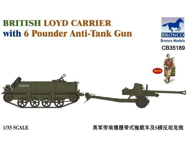 1:35 British Loyd Carrier with 6 Poundener Anti-Tank Gun