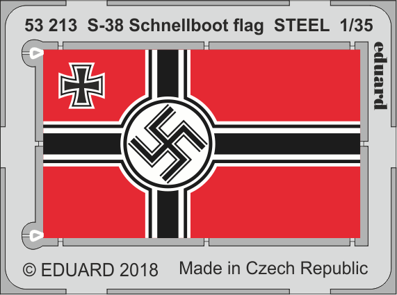 1:35 S-38 Schnellboot flag STEEL