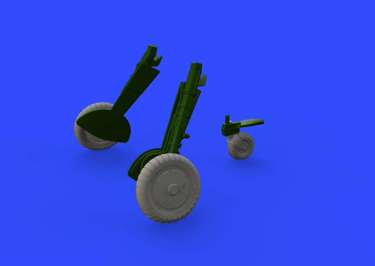 1:48 Bf 109G-6 wheels