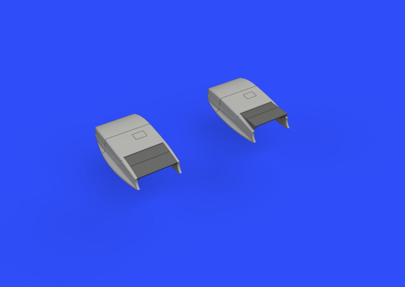 1:72 Spitfire Mk. VIII / IX / XVI radiator fairings