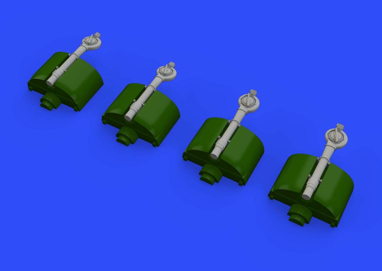 1:72 B-24 turbochargers