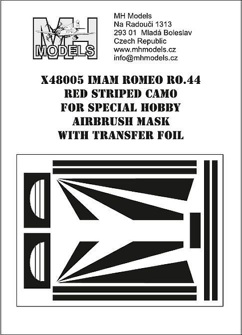 1:48 IMAM Ro.44 RED STRIPED CAMO