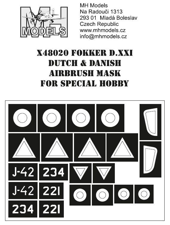 1:48 Fokker D.XXI Dutch & Danish