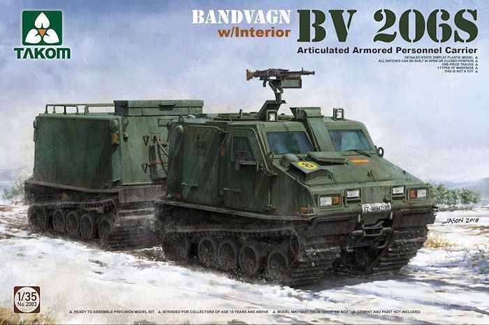1:35 BV 206S Bandvagn w/interior. Articulated Armored Personel Carrier