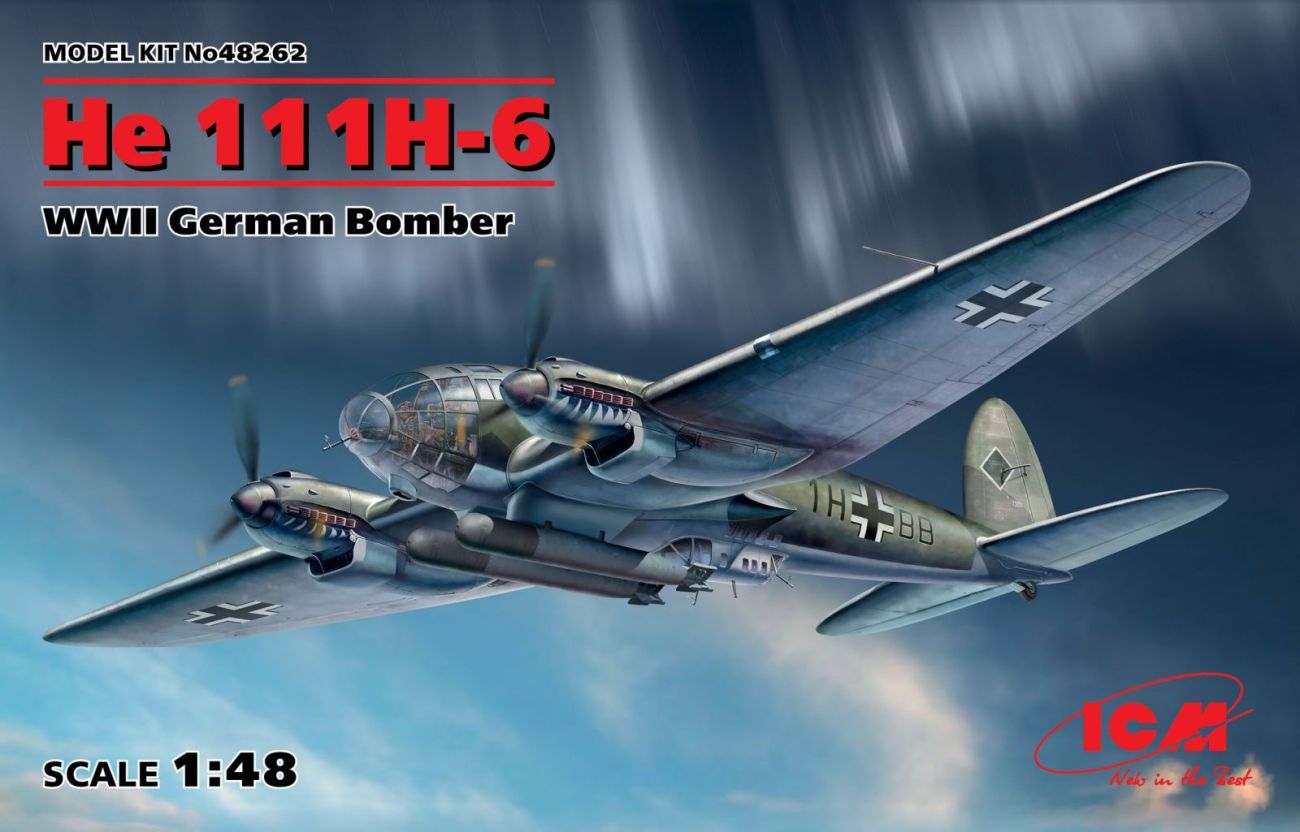 1:48 He 111H-6, WWII German Bomber