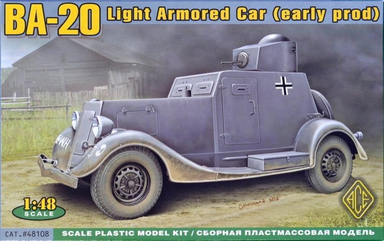 1:48 BA-20 Light Armored Car (early prod.)