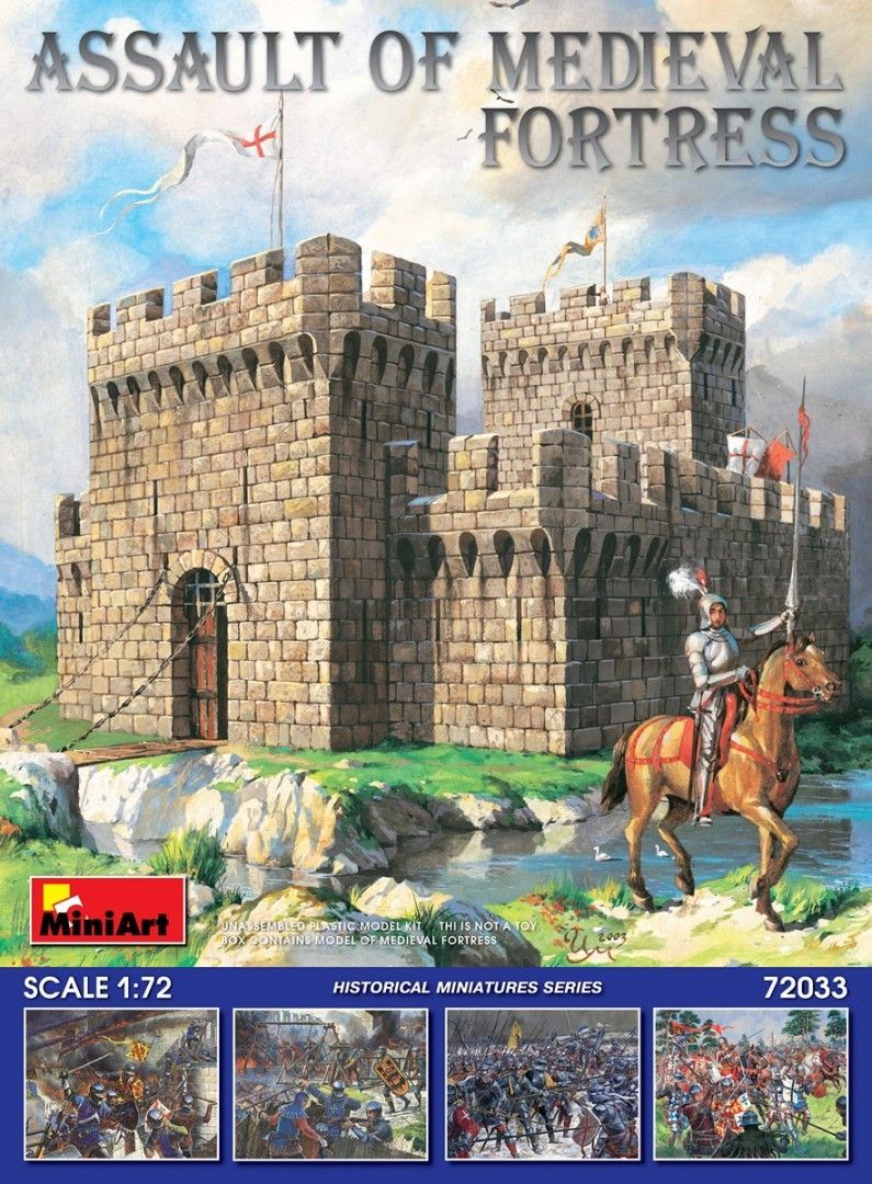 1:72 ASSAULT OF MEDIEVAL FORTRESS