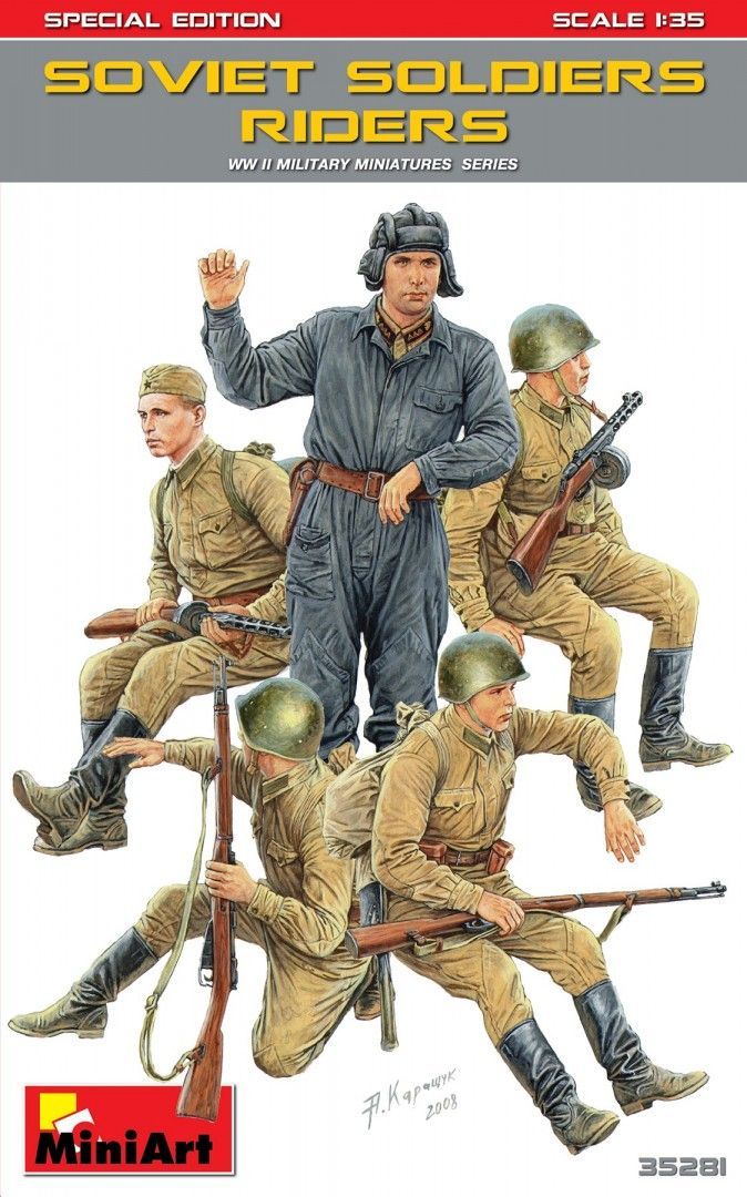 1:35 SOVIET SOLDIERS RIDERS. SPECIAL EDITION