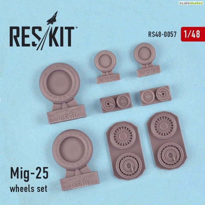 1:48 Mig-25 wheels set
