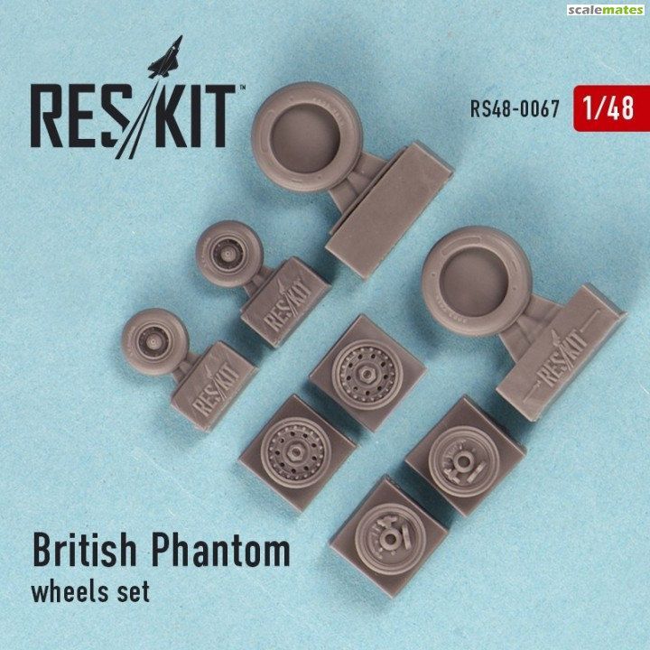 1:48 British Phantom Wheels Set