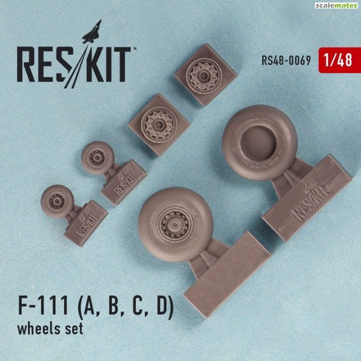 1:48 F-111A/B/C/D Wheels Set