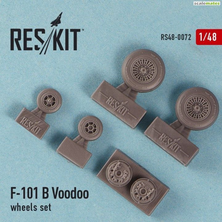 1:48 McDonnell F-101B Voodo wheels set