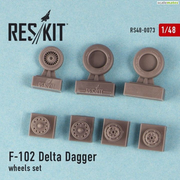 1:48 F-102 Delta Dagger Wheels Set