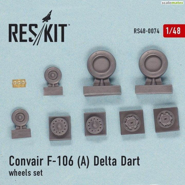 1:48 Convair F-106A Delta Dart wheels set