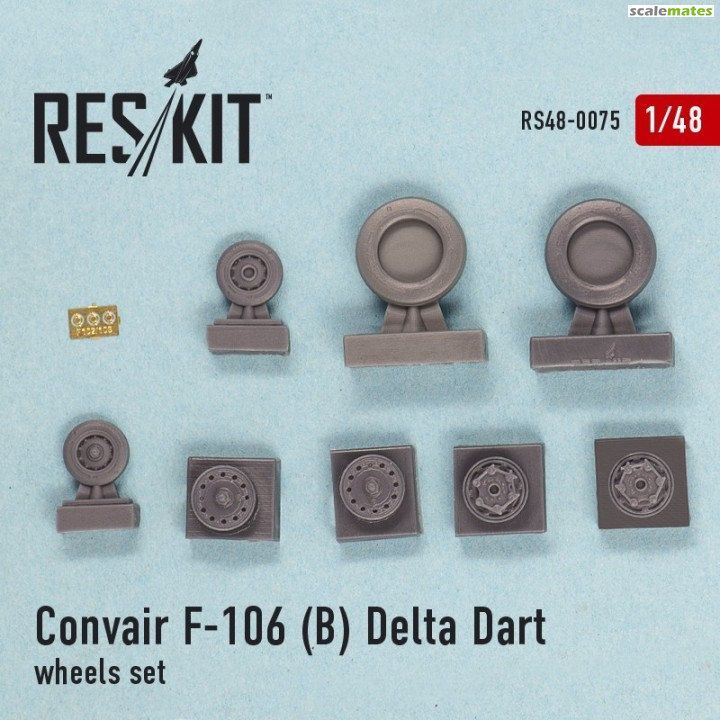 1:48 Convair F-106B Delta Dart wheels set