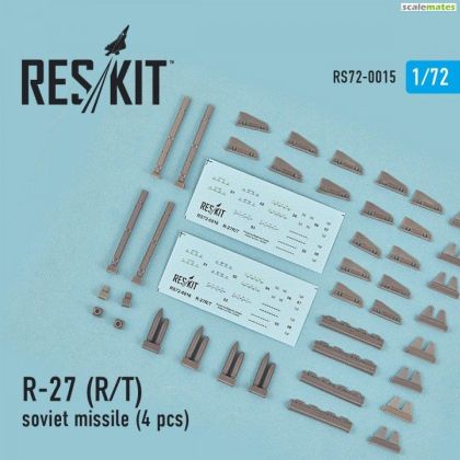 1:72 R-27 (R,T) soviet missile (4 pcs)