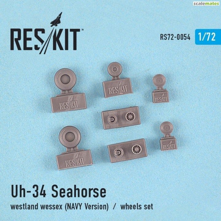 1:72 Uh-34 Seahorse / Westland Wessex (NAVY Version) wheels set