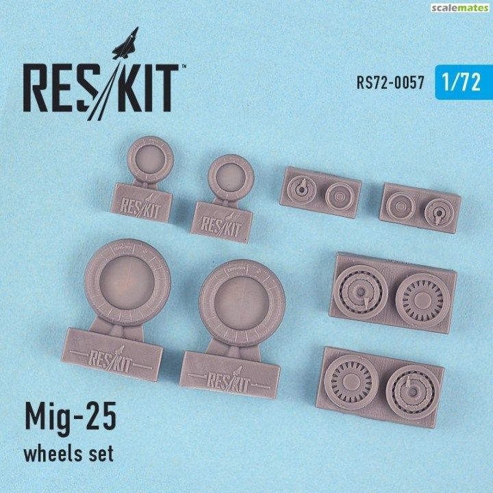 1:72 Mig-25 wheels set
