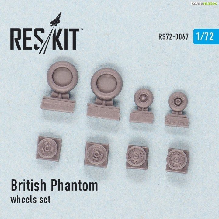 1:72 British Phantoms wheels set