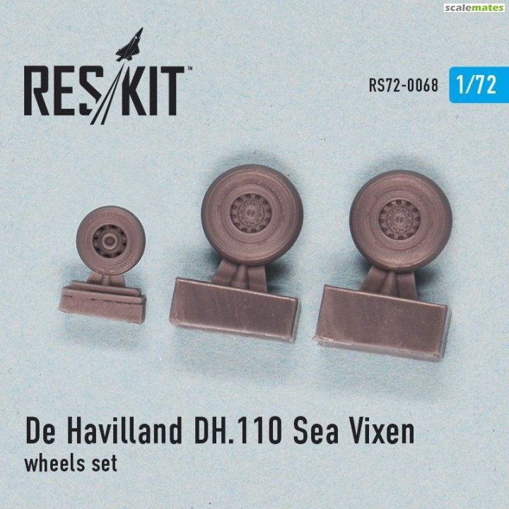 1:72 DeHavilland DH.110 Sea Vixen wheels set