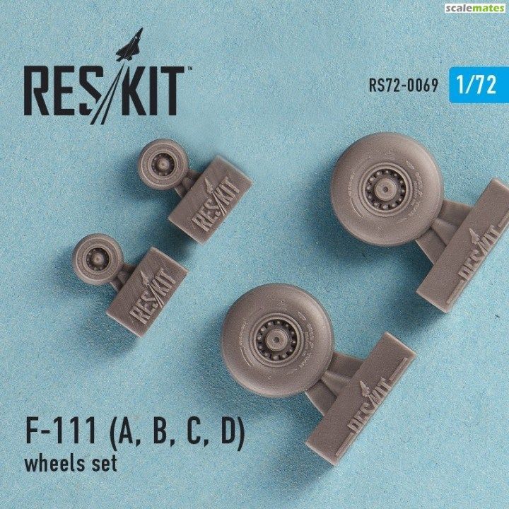 1:72 General Dynamics F-111 (A, B, C, D) wheels set