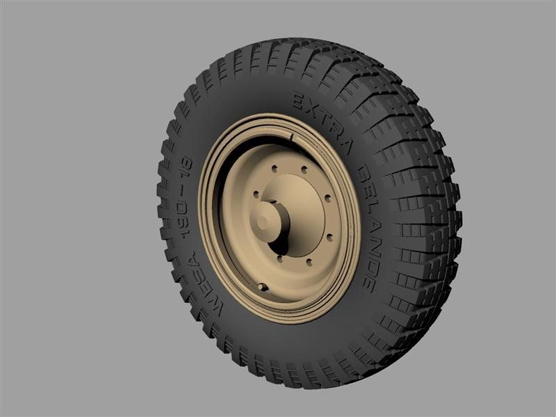 1:35 Drive Wheels for Sd.Kfz 11 &251 (Gelande Pattern B)