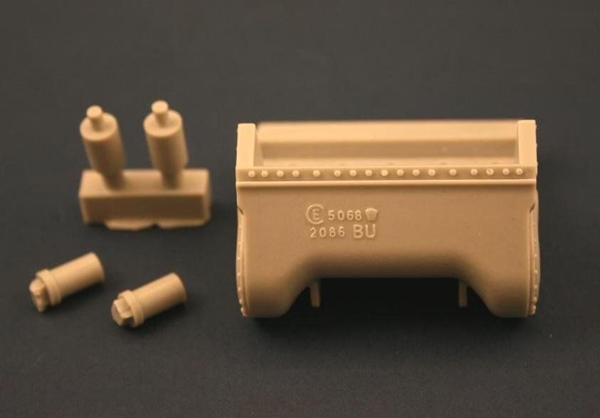 1:35 Transmission cover for Sherman Tank (Mid model) Dragon & Tasca Kits