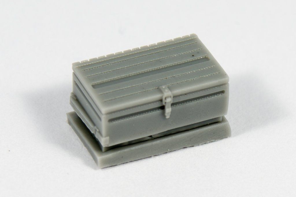 1:35 Ammo boxes for Bren machine gun 12 pcs)