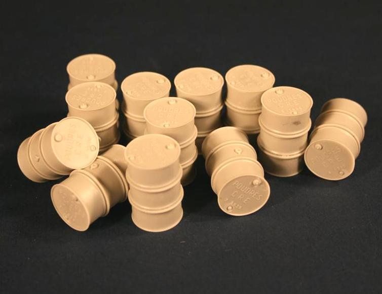 1:35 WWII French Fuel Drums (200L)