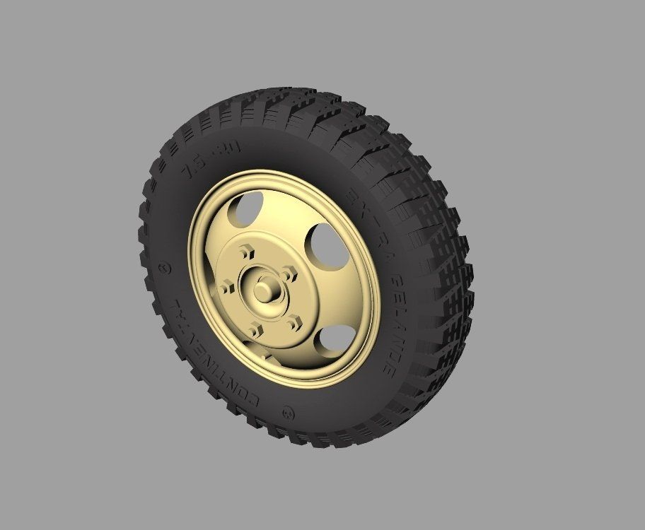 1:35 Ford 3000 Road Wheels (Gelande pattern)