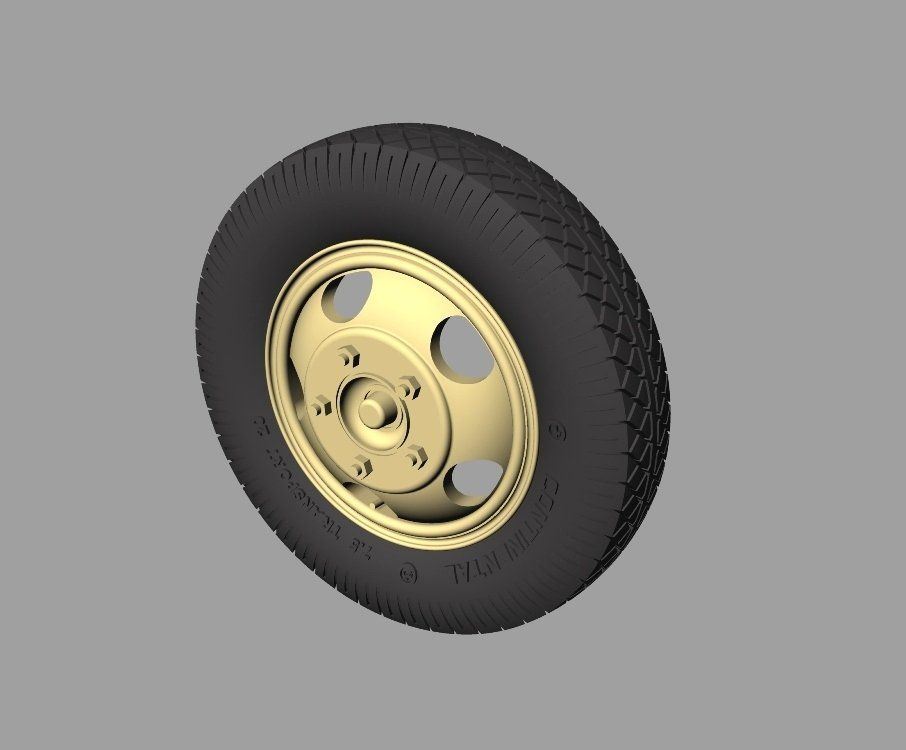1:35 Ford 3000 Road Wheels (Commercial pattern)