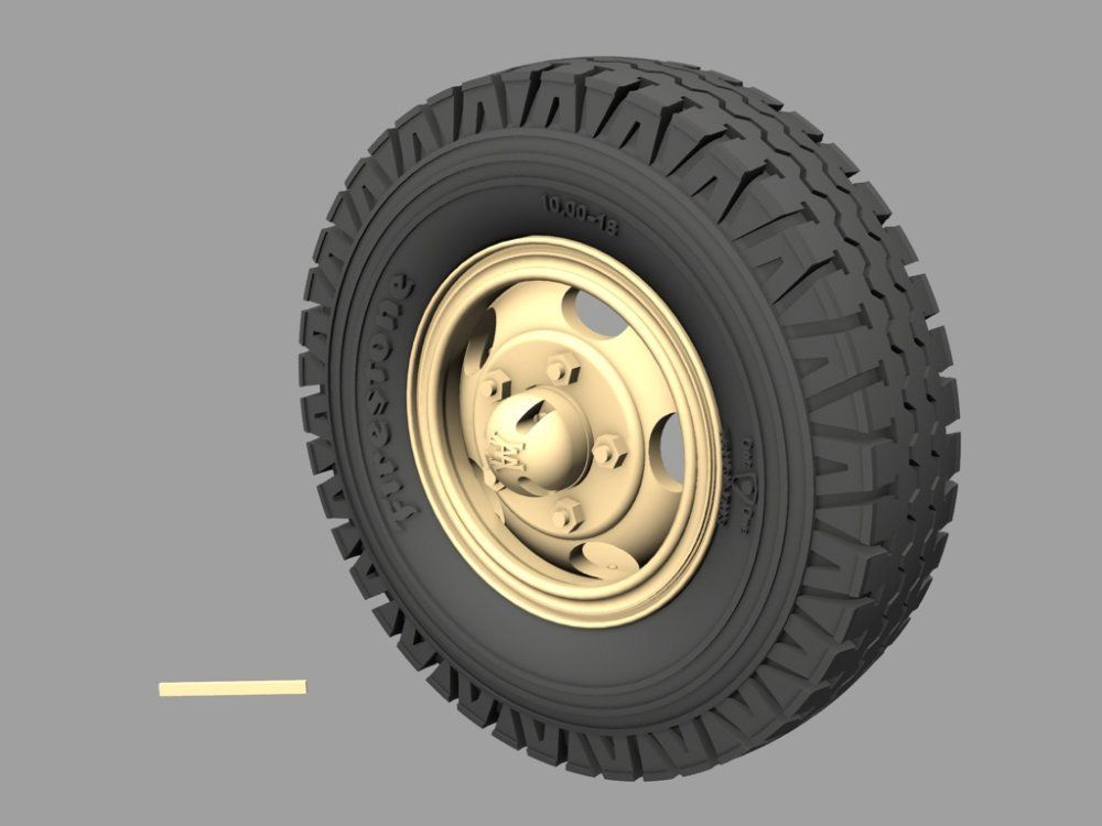 1:35  Marmon-Herrington road wheels (Firestone)