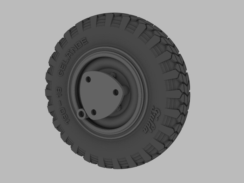 1:35 Sd.Kfz 221/222 Road Wheels (Early pattern)
