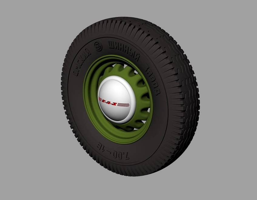 1:35 GAZ M1 Road wheels (Omskij Zavod)