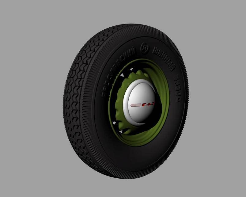 1:35 GAZ M1 Road wheels (Jaroslavskij Zavod)