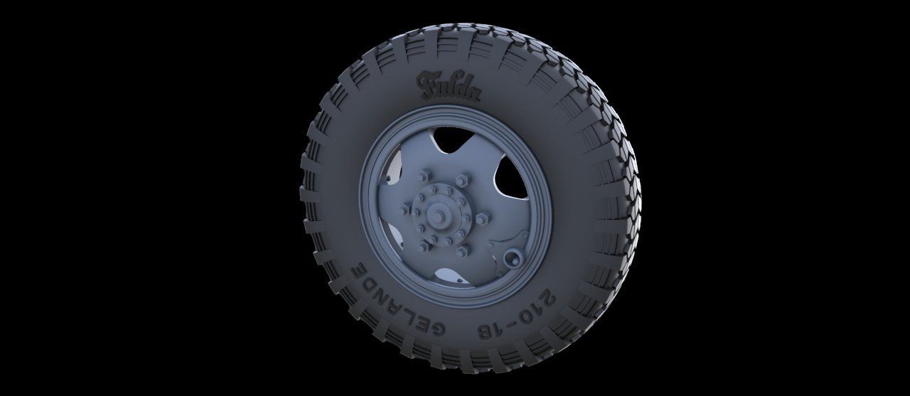 1:35 Sd.Kfz 232 road wheels (early pattern)