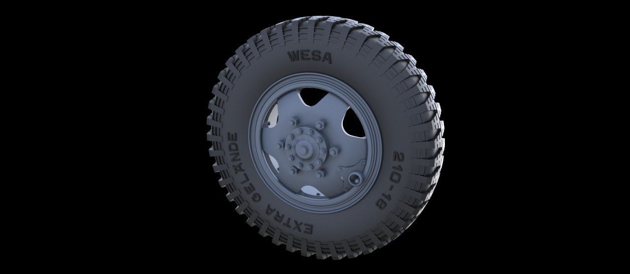 1:35 Sd.Kfz 232 road wheels (late pattern)