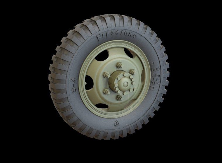 1:35 GMC Road Wheels set (Firestone)