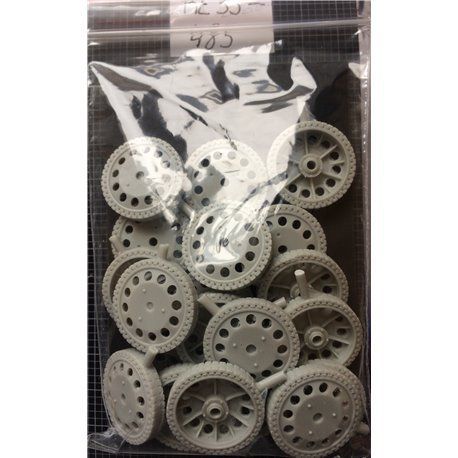 1:35 Early cast wheels for T-34 tanks