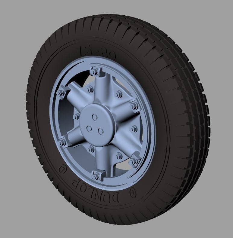 1:35 Renault AHN Road wheels (Fulda)