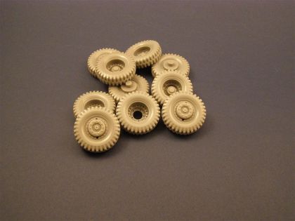 1:35 Road Wheels for M26 “Dragon Wagon”