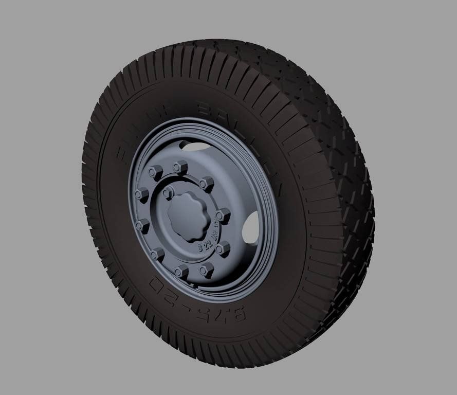 1:35 Hanomag SS100 Road wheels (Fulda)