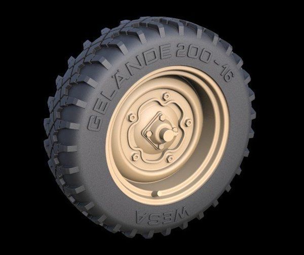 1:35 Schwimmwagen offroad wheels