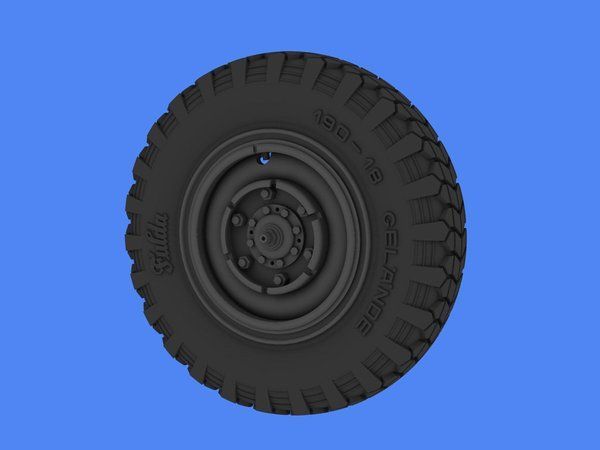 1:35 Road wheels for Horch 1a (Commercial)